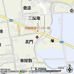 徳島県徳島市国府町北岩延北門3周辺の地図