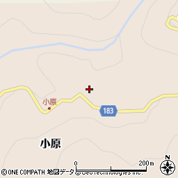 和歌山県有田郡有田川町小原323周辺の地図