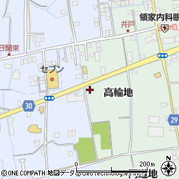 徳島県徳島市国府町井戸高輪地73周辺の地図