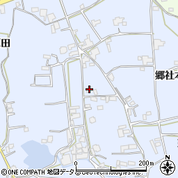 徳島県阿波市市場町香美郷社本277周辺の地図