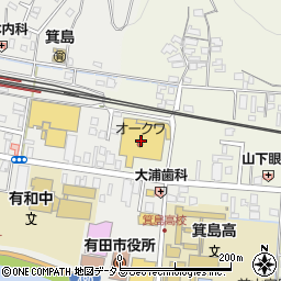 タツミヤ箕島店周辺の地図