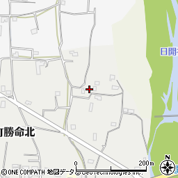 徳島県阿波市阿波町勝命北229周辺の地図