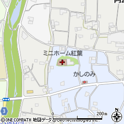 徳島県阿波市阿波町大次郎10周辺の地図