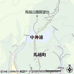 三重県尾鷲市中井浦周辺の地図