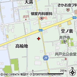 徳島県徳島市国府町井戸高輪地5周辺の地図