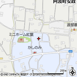 徳島県阿波市阿波町大次郎41周辺の地図