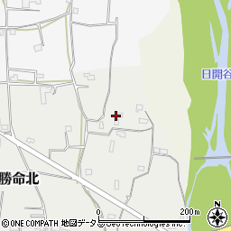 徳島県阿波市阿波町勝命北230周辺の地図