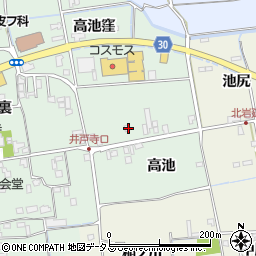 徳島県徳島市国府町井戸高池窪63-3周辺の地図