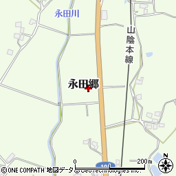 山口県下関市永田郷周辺の地図