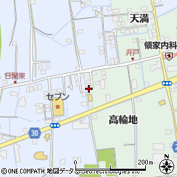 徳島県徳島市国府町井戸高輪地58周辺の地図