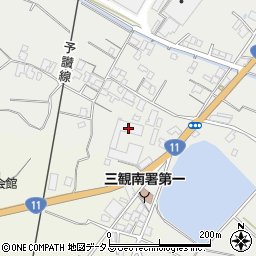 眞鍋造機株式会社三豊工場周辺の地図