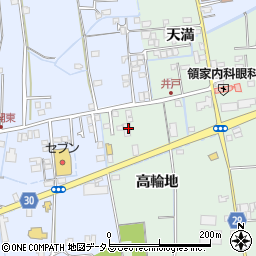 徳島県徳島市国府町井戸高輪地53周辺の地図