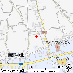 徳島県阿波市市場町市場町筋414周辺の地図