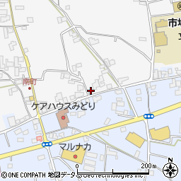 徳島県阿波市市場町市場町筋386周辺の地図