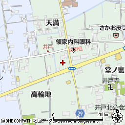 徳島県徳島市国府町井戸高輪地2周辺の地図