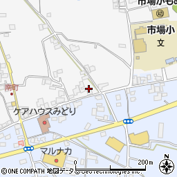 徳島県阿波市市場町市場町筋385周辺の地図