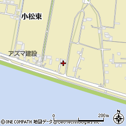 徳島県徳島市川内町小松東75周辺の地図