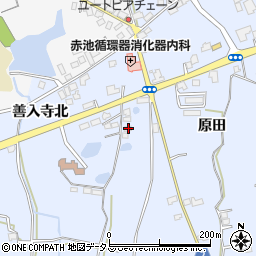 徳島県阿波市市場町香美原田357周辺の地図