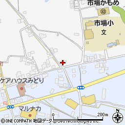 徳島県阿波市市場町市場町筋9周辺の地図