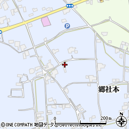 徳島県阿波市市場町香美郷社本193周辺の地図