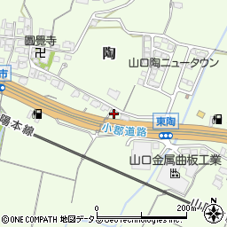 山口県山口市陶1523周辺の地図