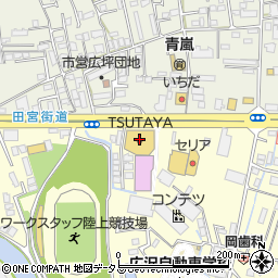 ＴＳＵＴＡＹＡ田宮店周辺の地図