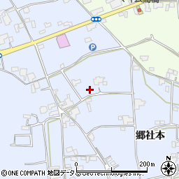 徳島県阿波市市場町香美郷社本205周辺の地図