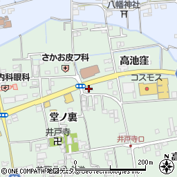 徳島県徳島市国府町井戸高池窪49周辺の地図