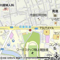 竹とんぼ美容室　田宮店周辺の地図