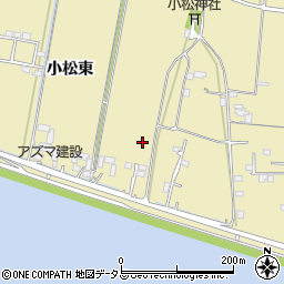 徳島県徳島市川内町小松東72周辺の地図