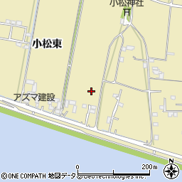 徳島県徳島市川内町小松東72-2周辺の地図