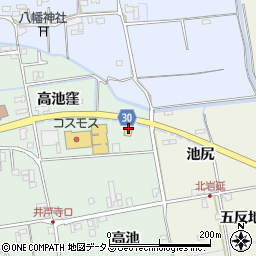 徳島県徳島市国府町井戸高池窪14周辺の地図