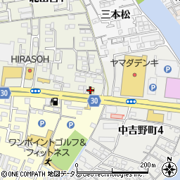 まいどおおきに食堂 徳島田宮食堂周辺の地図