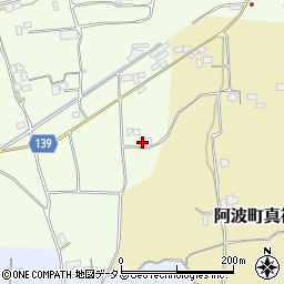 徳島県阿波市阿波町小倉43周辺の地図