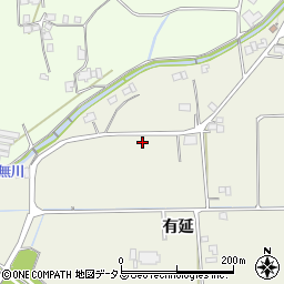 山口県岩国市玖珂町（有延）周辺の地図