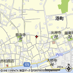 和歌山県有田市港町495-1周辺の地図