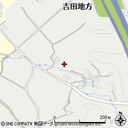 山口県下関市吉田地方周辺の地図