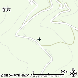 徳島県美馬市脇町芋穴130-1周辺の地図