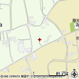 徳島県阿波市市場町山野上立石155周辺の地図