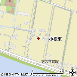 徳島県徳島市川内町小松東25-27周辺の地図