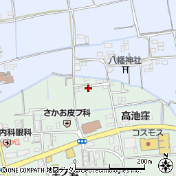 徳島県徳島市国府町井戸高池窪39-8周辺の地図