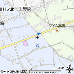 徳島県阿波市市場町香美郷社本230-6周辺の地図