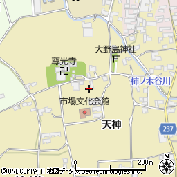 徳島県阿波市市場町大野島天神119周辺の地図