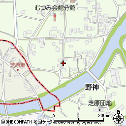徳島県徳島市国府町芝原（野神）周辺の地図