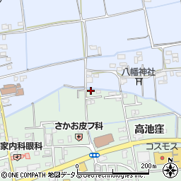 徳島県徳島市国府町井戸高池窪39-3周辺の地図