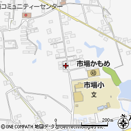 徳島県阿波市市場町市場上野段717周辺の地図