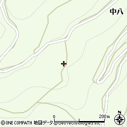 徳島県美馬市脇町中八516周辺の地図