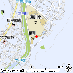 周南市立　菊川幼稚園周辺の地図