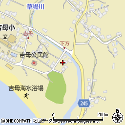 山口県下関市吉母268周辺の地図