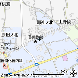 徳島県阿波市市場町香美原田139周辺の地図
